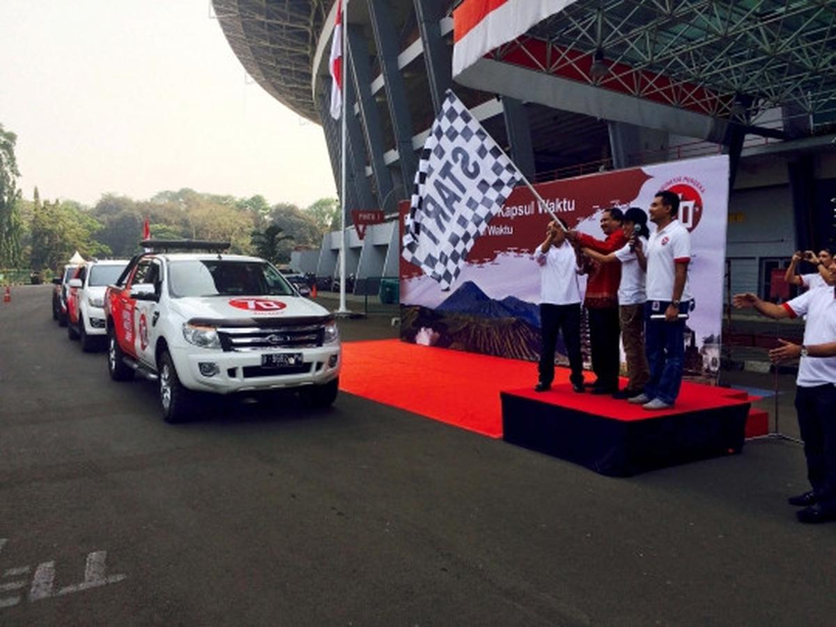 Ini mobil Ekspedisi Kapsul Waktu pembawa mimpi rakyat Indonesia