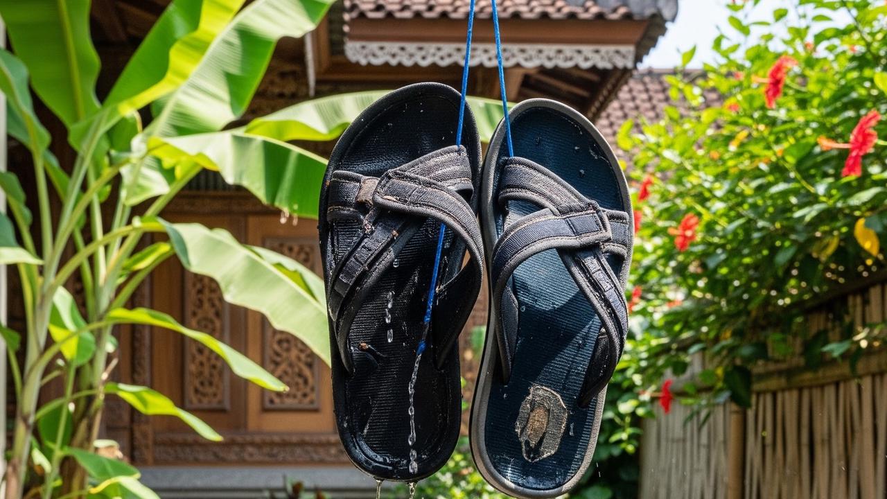 Cara Mengeringkan Sandal Lebih Cepat tanpa Dijemur Seharian