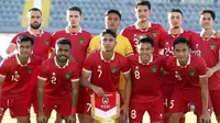 Starting XI Timnas Indonesia saat menghadapi Libya dalam laga uji coba jelang Piala Asia 2023, Jumat (5/1/2024) malam WIB di Stadion Titanic Mardan, Antalya, Turki. (Dok. PSSI)