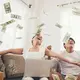 ilustrasi pasangan yang sudah financial freedom/copyright freepik.com/ jcomp