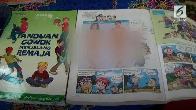 Orang tua murid Sekolah Dasar 01 Koto Marapak, kecamatan Pariaman Timur  resah dengan beredarnya buku pelajaran berbau pornografi