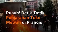 Penjarahan toko dan aksi perusakan mewarnai demonstrasi di Lyon, Prancis! Rekaman di lokasi memperlihatkan sejumlah demonstran menerobos masuk ke toko dan mengambil barang di tengah jalanan yang dipenuhi asap. Etalase toko rusak, barikade darurat bermunculan, dan api terlihat membakar jalan saat ...