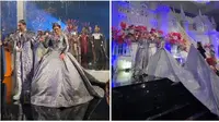 Setelah bergaya mirip Putri Jasmine di resepsi, pengantin di Jember juga tampil bergaun ala Game of Thrones. (dok. Instagram @berlianinsyirah/Putu Elmira)