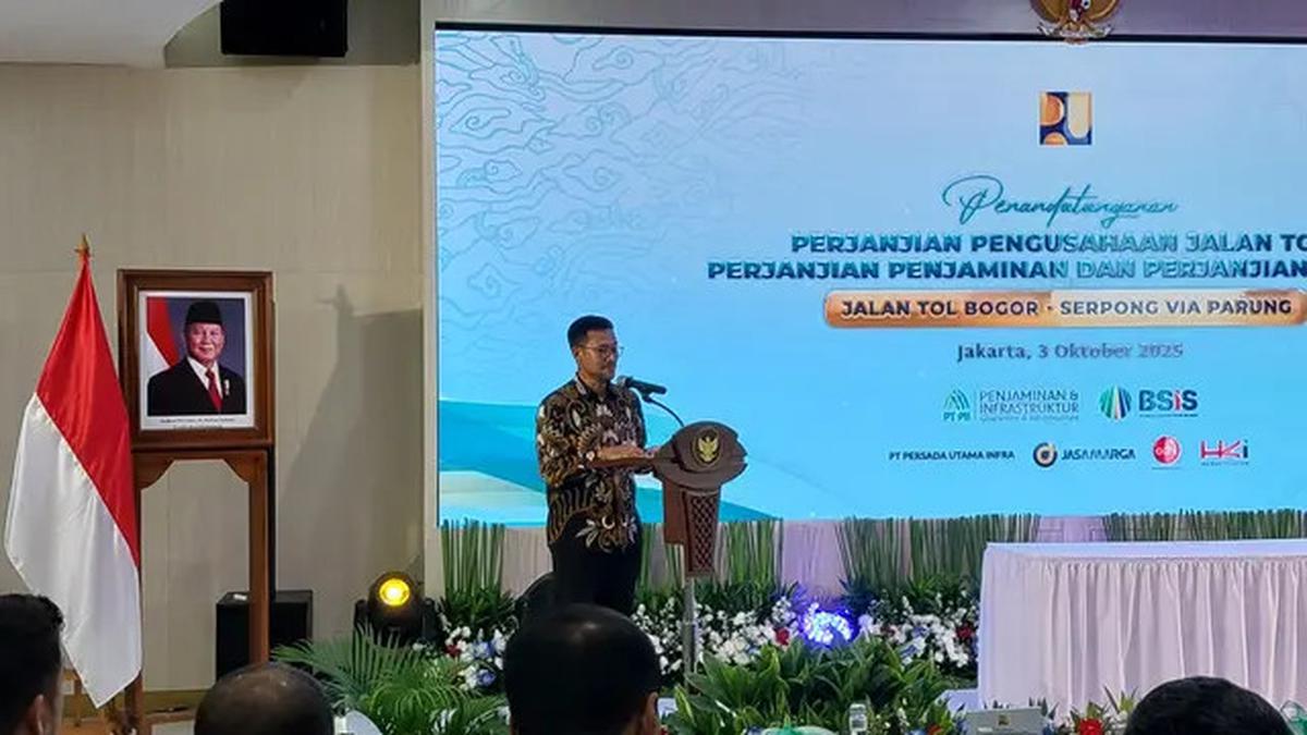 Jalan Tol Bogor-Serpong via Parung Dibangun Oktober 2026, Waktu Tempuh Jadi 45 Menit