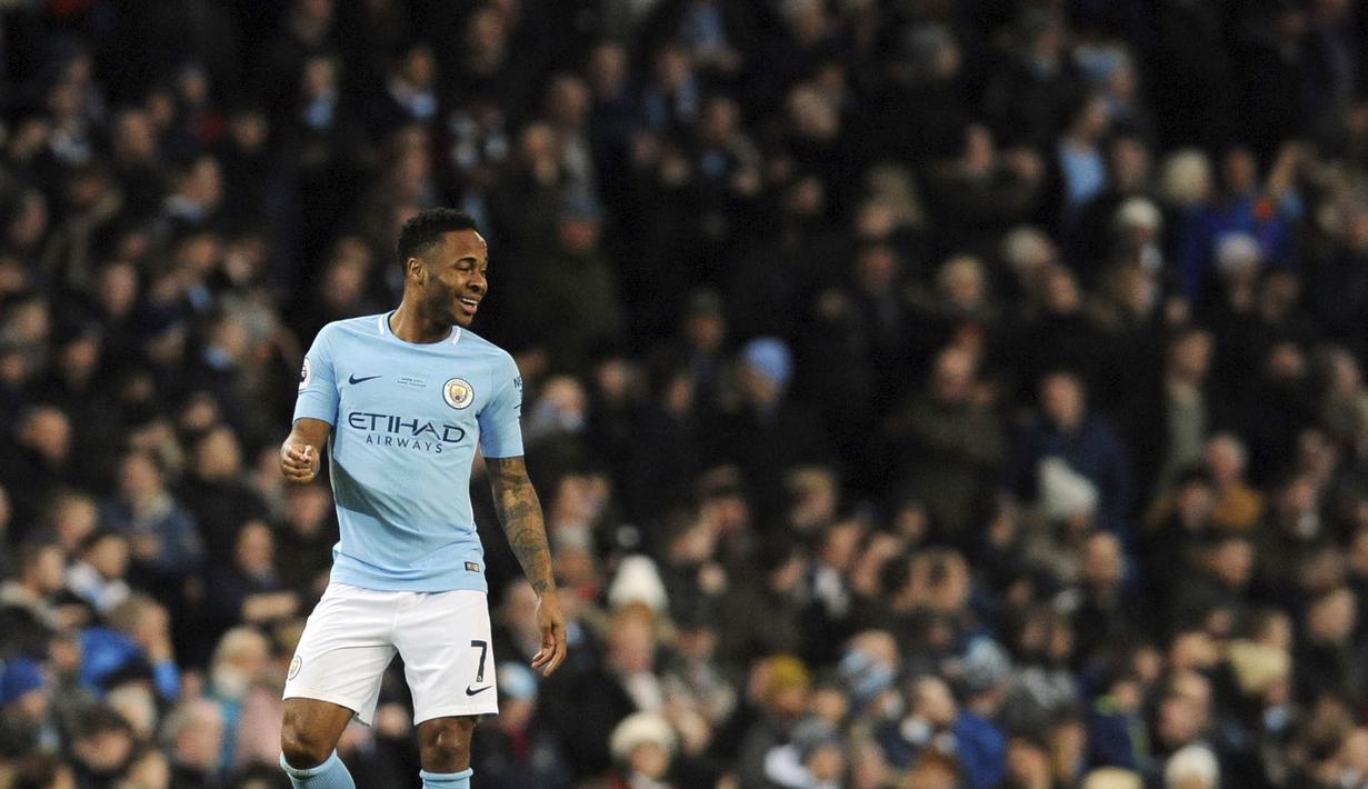 4. Raheem Sterling (Manchester City) - 15 Gol (1 Penalti). (AP/Rui Vieira)