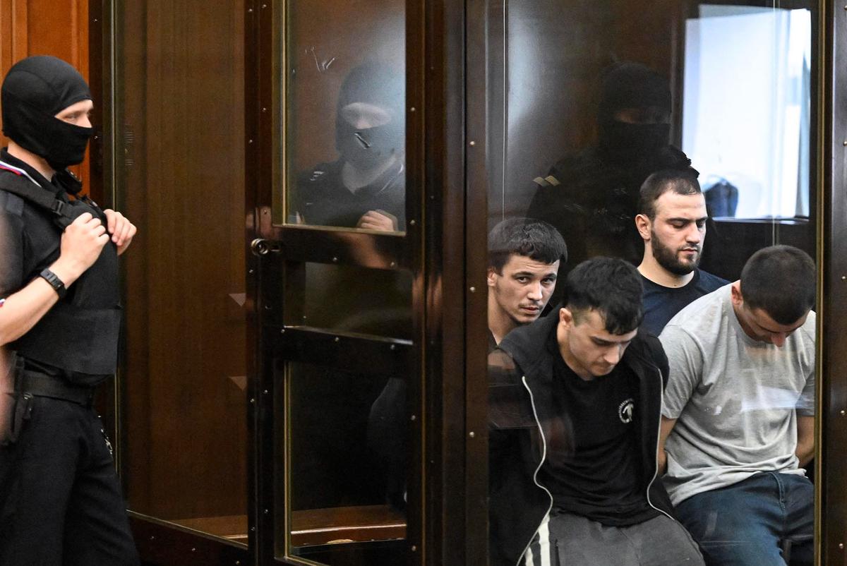 FOTO: Wajah-Wajah Terdakwa Serangan Paling Mematikan  Yang Menewaskan 149 Orang di Rusia