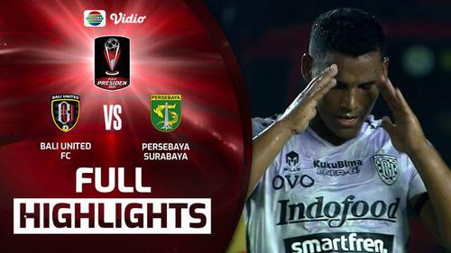 VIDEO: Gol Tunggal Ramdani Lestaluhu Buka Asa Bali United Lolos ke Perempat Final Piala Presiden 2022