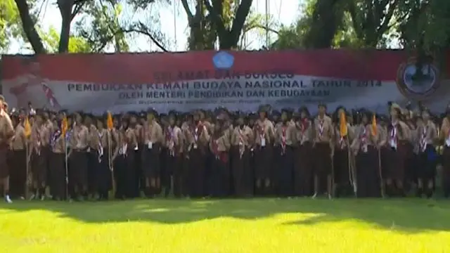 Kemah Budaya Nasional 2014 Bentuk Karakter Generasi Muda seg1