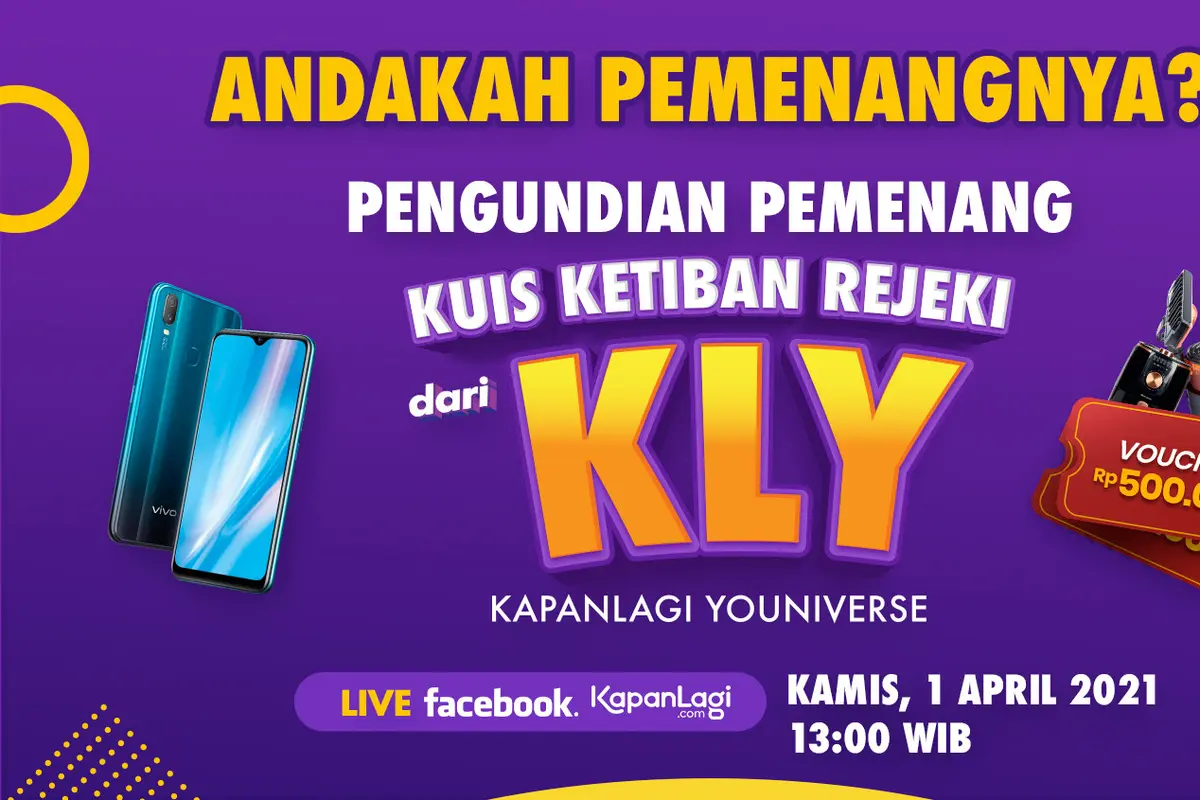 Pengundian Pemenang Ketiban Rejeki dari KLY. (Liputan6.com)