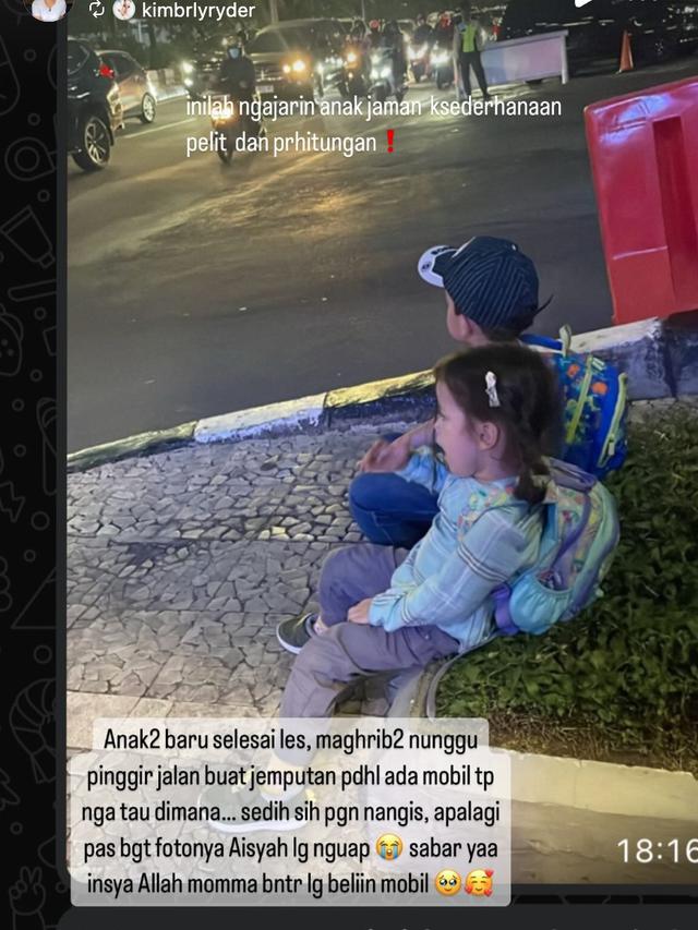 Unggahan ibunda Kimbely Ryder, Irvina Zainal. (Foto: Dok. Instagram @irvina_zainal)