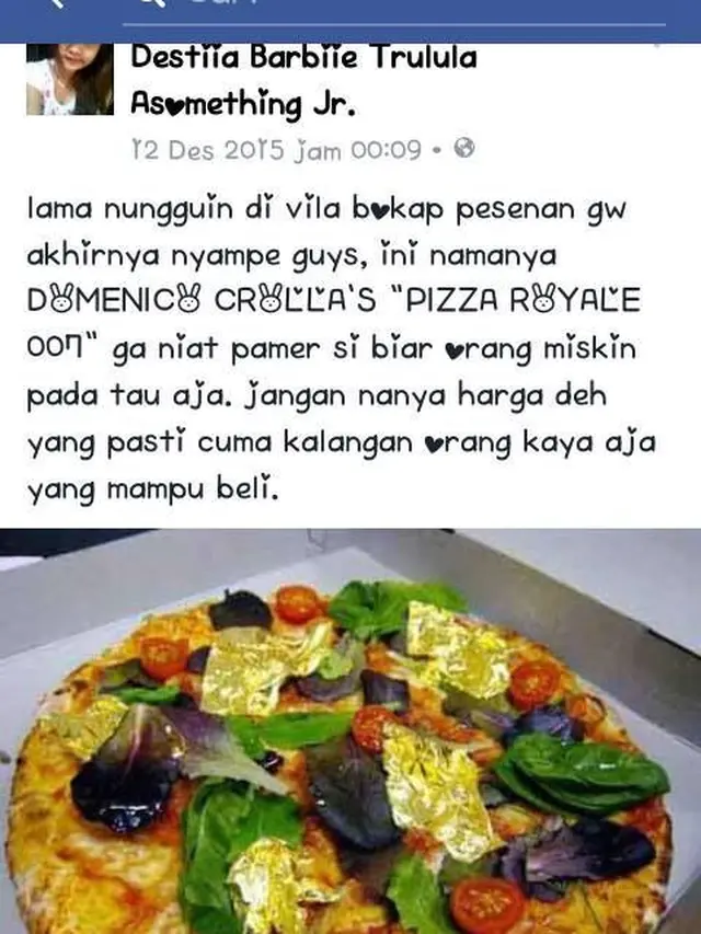 status orang pamer di sosmed