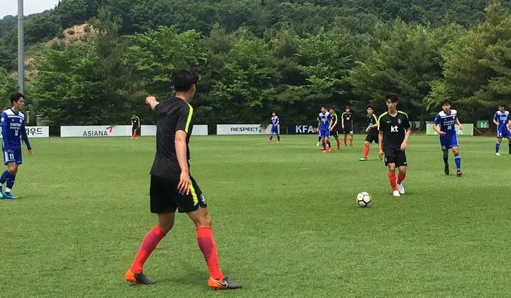 Timnas Korea Selatan dalam sesi latihan. (Bola.com/Dok. KFA)