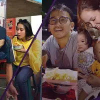 Lima pesohor ini kaya dan terkenal, tapi tak malu jajan di pinggir jalan.