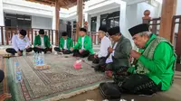 Plt Ketua Umum Muhamad Mardiono sowan ke KH Haris Sodaqoh di Kota Semarang, Jawa Tengah (Jateng) (Istimewa)