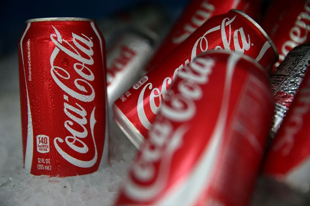 Ilustrasi coca-cola (AFP/Justin Sullivan)