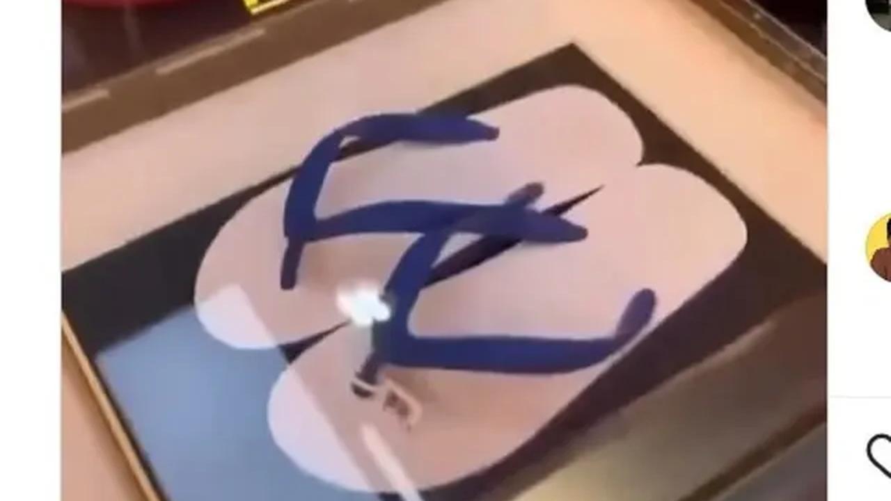 Sandal Jepit dengan Kemasan Mewah Dijual di Arab Saudi Seharga Rp19 Juta. foto: Instagram @kuwaitinside dan X @trndkw__
