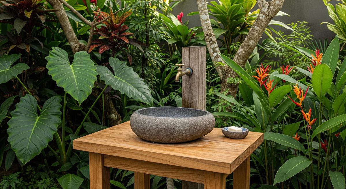 Ide Tempat Cuci Tangan di Halaman Rumah