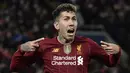 3. Roberto Firmino (Liverpool) - Roberto Firmino banyak mendapatkan kritik mengenai performanya di Liverpool pada awal musim ini. Pemain asal Brasil ini baru menyumbangkan 2 gol dari 10 laga bersama Liverpool di kompetisi Liga Inggris musim ini. (AFP/Javier Soriano)