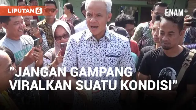 GANJAR PRANOWO TEGUR WARGA YANG VIRALKAN JALAN RUSAK: ADA PROSES YANG HARUS DILAPORKAN DULU