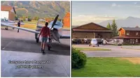 Video Warga Perumahan Miliki Pesawat Pribadi Viral, Mewah Banget (sumber:Tiktok/@jrgarage)