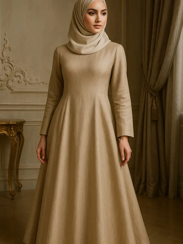 Gamis A-Line yang Cocok untuk Semua Bentuk Tubuh