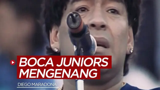 VIDEO: Cara Mengharukan Boca Juniors Mengenang Diego Maradona