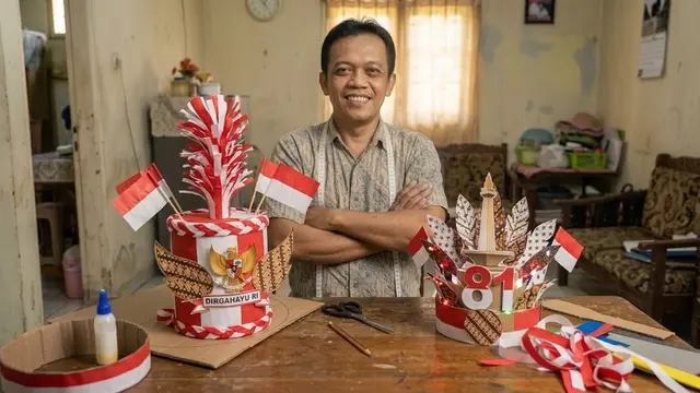 Membuat Topi Karnaval untuk Acara Kemerdekaan