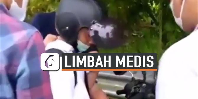VIDEO: Detik-Detik Pria Tertangkap Bawa Limbah Medis Bekas Covid-19, Untuk Apa?