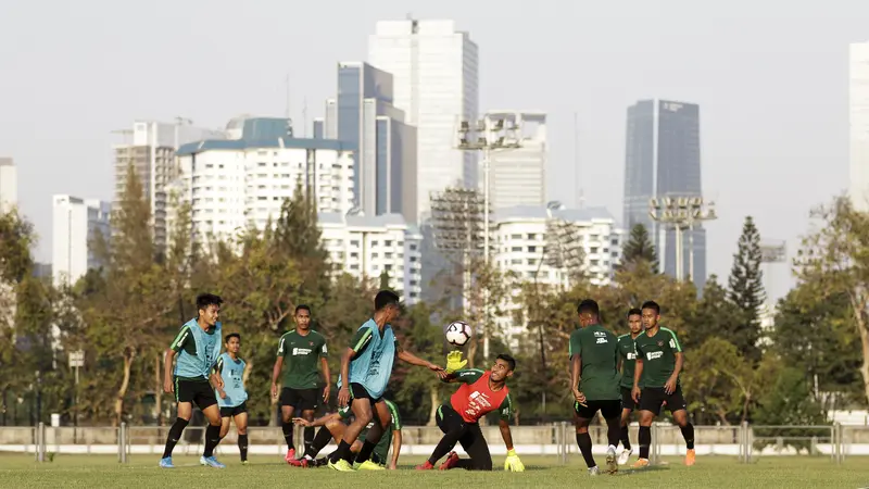 Latihan Timnas Indonesia U-22