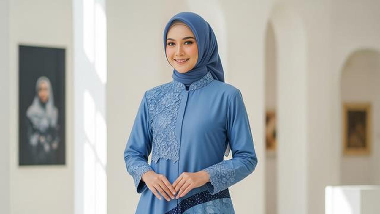 10 Model Gamis Batik Brokat Kekinian untuk Tren 2026 dengan Desain Terbaru