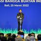 Presiden Joko Widodo (Jokowi) dalam kegiatan Arahan Presiden kepada Menteri, Kepala Lembaga, dan Kepala Daerah dan BUMN tentang Aksi Afirmasi Bangga Buatan Indonesia, di Bali. (Dok ekon.go.id)