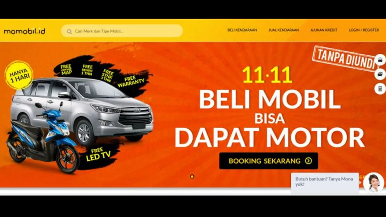 Promo otomotif di Harbolnas