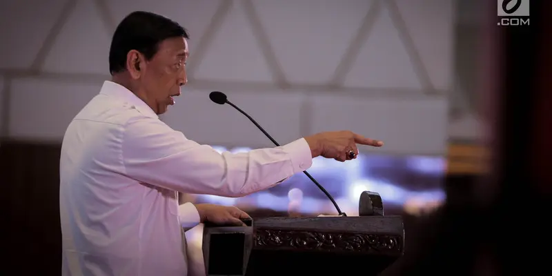 Wiranto Beri Arahan di Rakornas Bidang Kewaspadaan Nasional