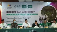 Program Pesantren Hijau resmi diluncurkan atas kerja sama LAZISNU PBNU, Rabithah Ma’ahid Islamiyah (RMI) PBNU dan Lembaga Penanggulangan Bencana dan Perubahan Iklim (LPBI) PBNU (Istimewa)