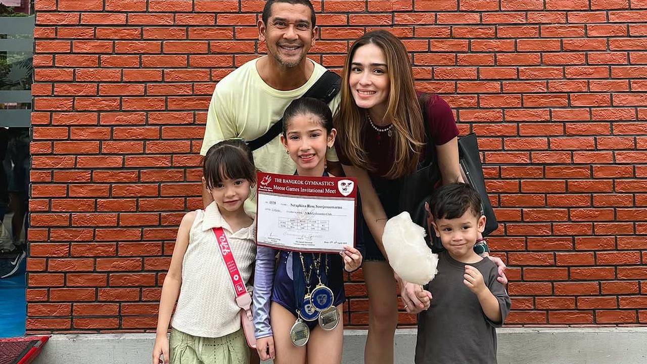 Potret Anak Yasmine Wildblood Raih Medali Emas di Kompetisi Gymnastic di Bangkok