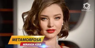 Bagaimana wajah model cantik kelahiran Australia, Miranda Kerr  ketika mengawali kariernya sebagai model profesional?