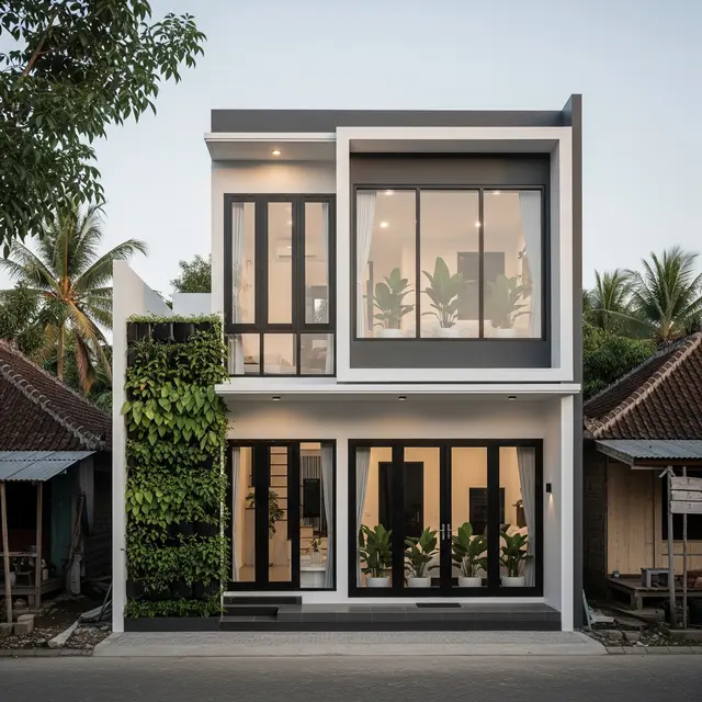 Desain Rumah Tropis Sederhana tapi Berkelas