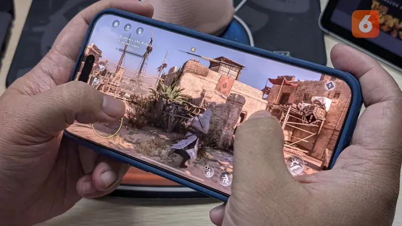 Assassins Creed Mirage di iPhone 15 Pro Max