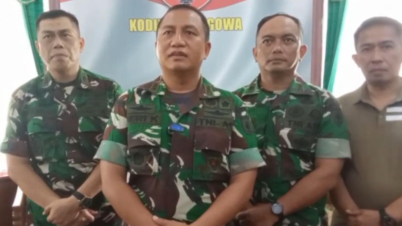 Komandan Distrik Militer 1409/Gowa Letkol Inf Heri Kuswanto