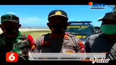 Pasca kejadian balap liar truk di kawasan Wisata Pantai Cemara Tuban, Jawa Timur, Polisi memeriksa sejumlah sopir truk dan melakukan mediasi dengan pengelola wisata pantai.