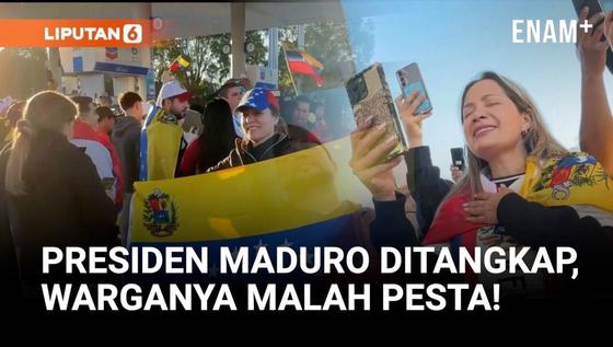 Maduro Ditangkap, Warga Venezuela di AS Berpesta!