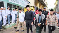 Ketua umum Partai Solidaritas Indonesia (PSI) Kaesang Pangarep mengunjungi pondok pesantren Ulumul Qur'an DDI Hassanudin, Kabupaten Maros, Sulawesi Selatan (Istimewa)