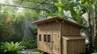 6 Model Kandang Ayam Petelur dari Bambu dan Cara Membuatnya yang Praktis