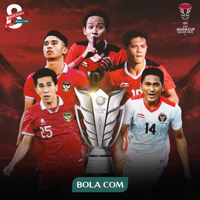 Timnas Indonesia - Marselino Ferdinan, Beckham Putra, Fajar Fathurrahman, Taufany Muslihudin, dan Alfeandra Dewangga