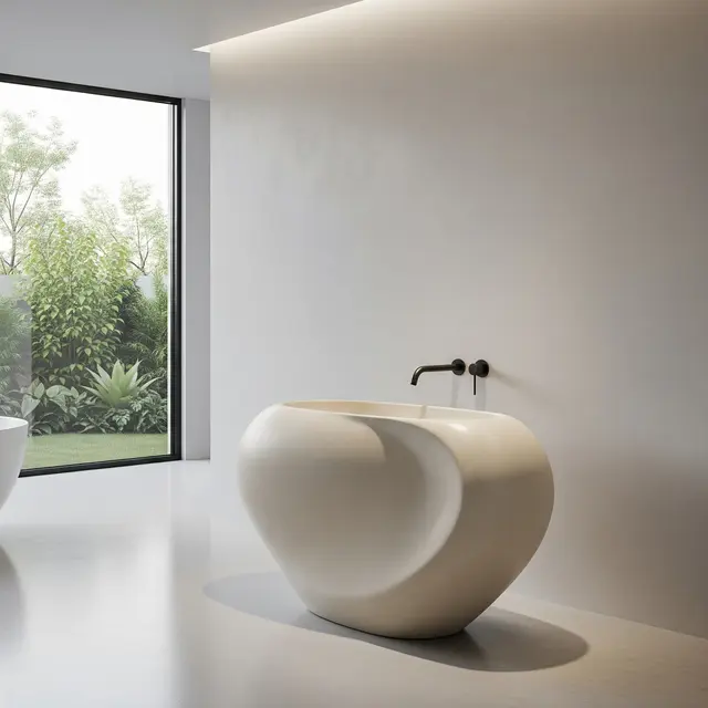 Inspirasi Bak Mandi Keramik Modern dan Estetik