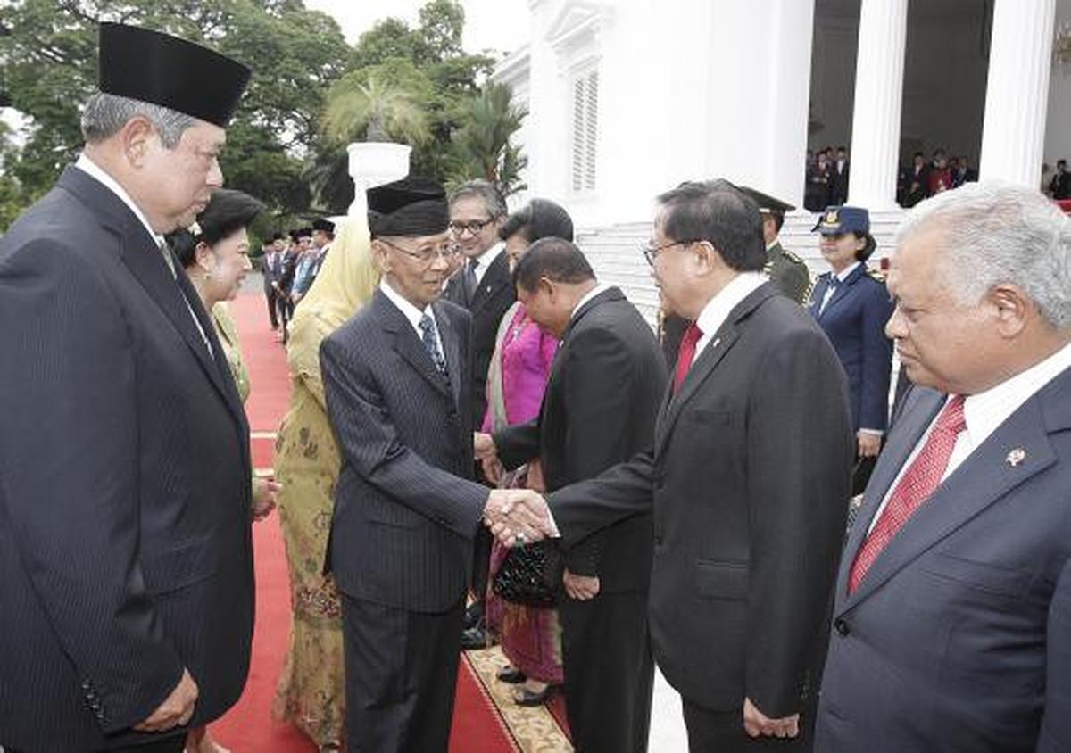 Presiden SBY sambut langsung kunjungan Raja Malaysia ke-14