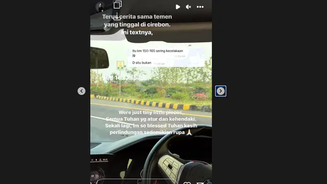 Jordi Onsu Alami Kecelakaan di Tol Gara-Gara Pecah Ban, Mobil Hilang Kendali hingga Hantam Pembatas. (instagram.com/jordionsu)