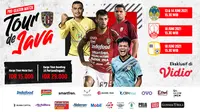 Live Streaming Bali United Tour de Java Eksklusif di Vidio 13-18 Juni 2021. (Sumber : dok. vidio.com)