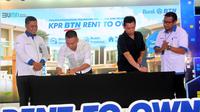 PT Bank Tabungan Negara (Persero) Tbk atau BTN meluncurkan program KPR BTN Rent To Own.