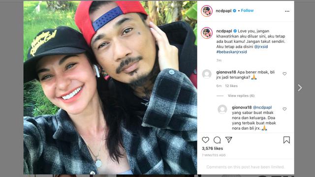 Jerinx Sid Ditahan Istri I Love You Aku Tetap Di Sini Showbiz Liputan6 Com
